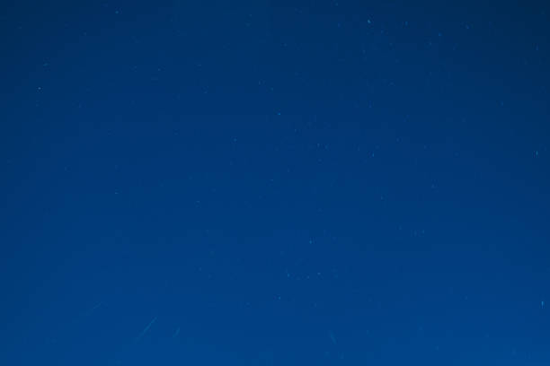 Starry sky over Lake Biwa in Shiga