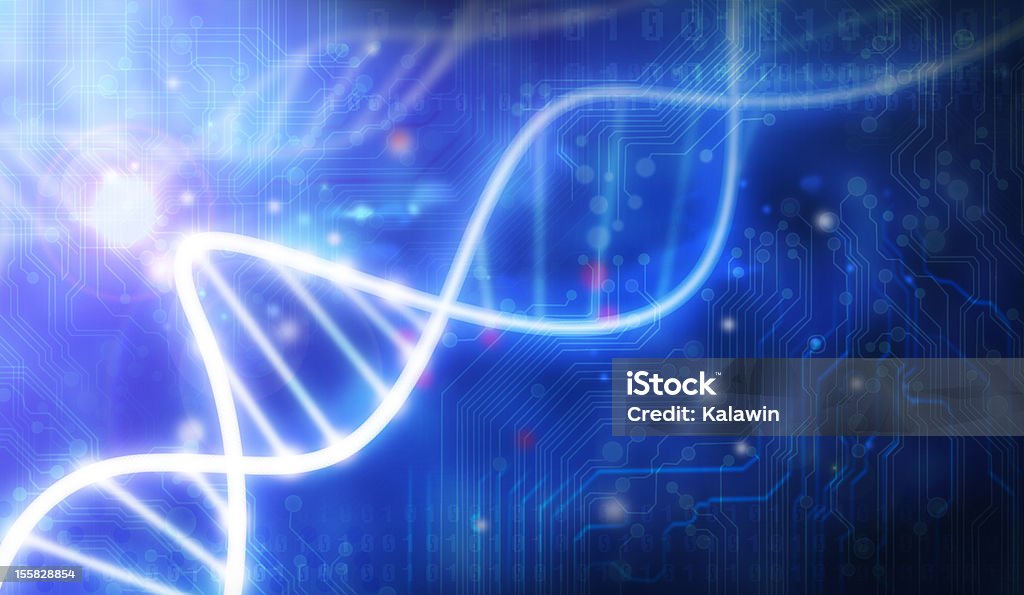 IL DNA - Foto stock royalty-free di Sanità e medicina