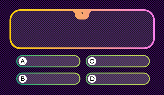 Answer Template Background Vector Template Question And Answers Neon Style Stock Illustration ...
