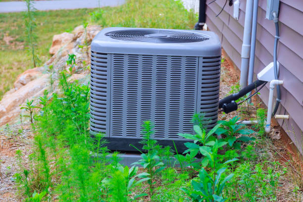 istock An outdoor air conditioning unit has been installed on the house 1558296089
