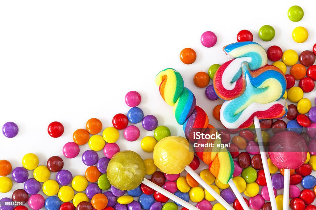 Mixed colorful sweets Mixed colorful sweets close up Flavored Ice Stock Photo