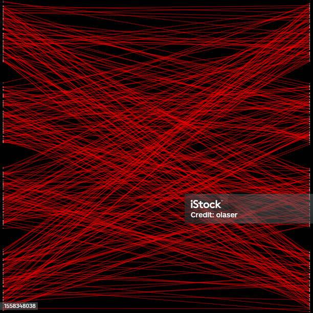Random Red Photo Red Random Lines Pattern Stock Illustration - Download Image Now - Red ...