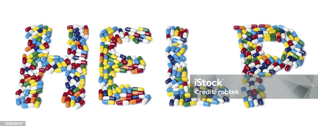 Medizinische Hilfe - Lizenzfrei Bunt - Farbton Stock-Foto
