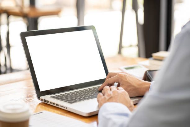 istock Business man working by using laptop computer Hands typing on a keyboard. Professional investor working new start up project. business planning in office. Technology business Concept. 1558388670