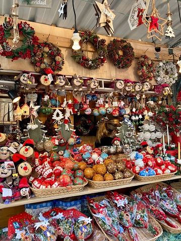 Spain - Barcelona - Christmas Decoration - Christmas Market