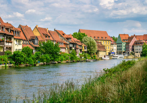 Fishermen's houses from the 19th century in Klein-Venedig (Little Venice) in Bamberg.