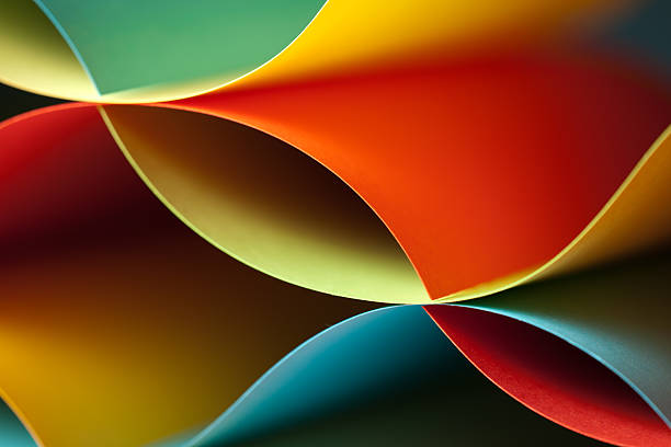 istock detail of waved colored paper structure 155851726