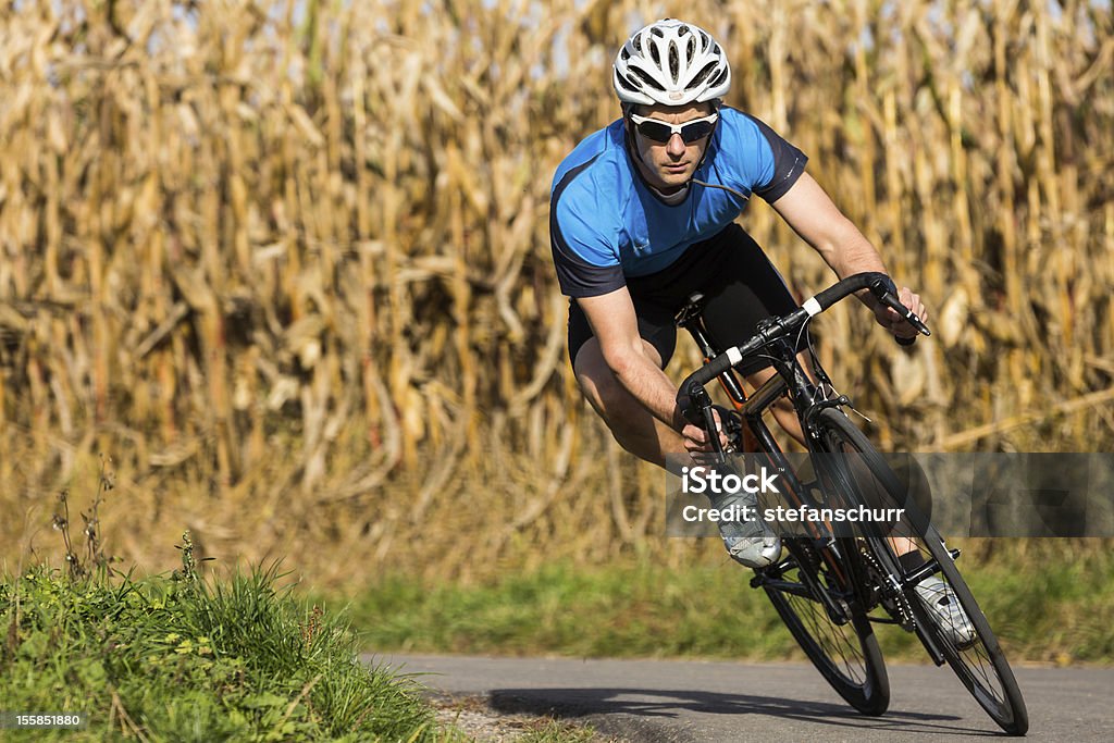 cyclist athlete on a bicycle Racing Bicycle Stock Photo