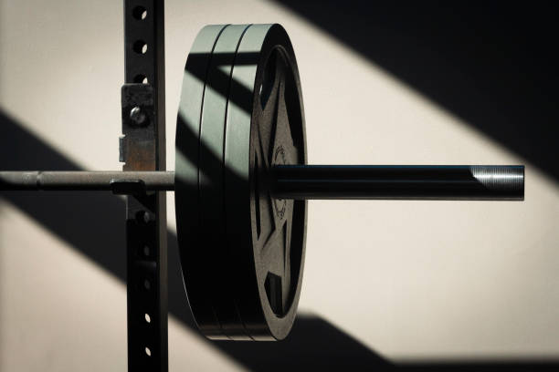 istock Heavy Barbell in gym 1558526177