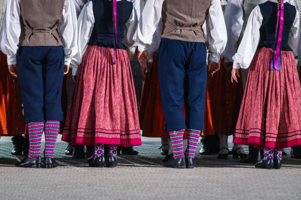 istock Feet of folk dancers 1558532640