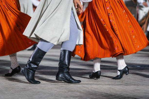 istock Feet of folk dancers 1558533665
