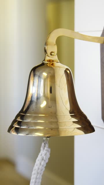 Large Brass Bell on a Wall