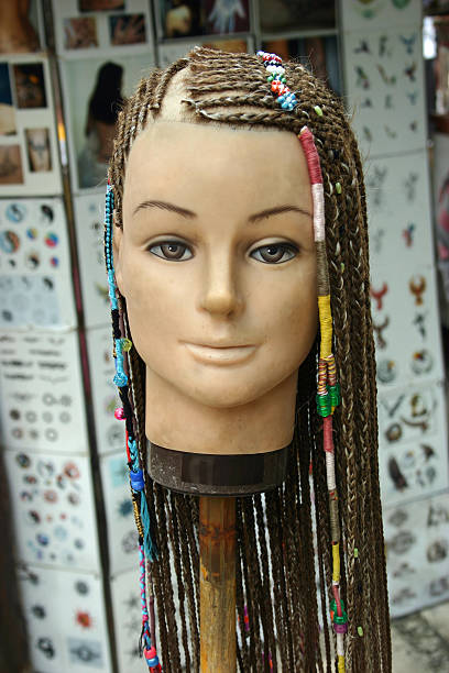 Mannequin head stock photo