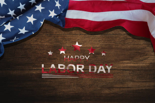 istock Happy Labor day banner, American patriotic background. 1558575367