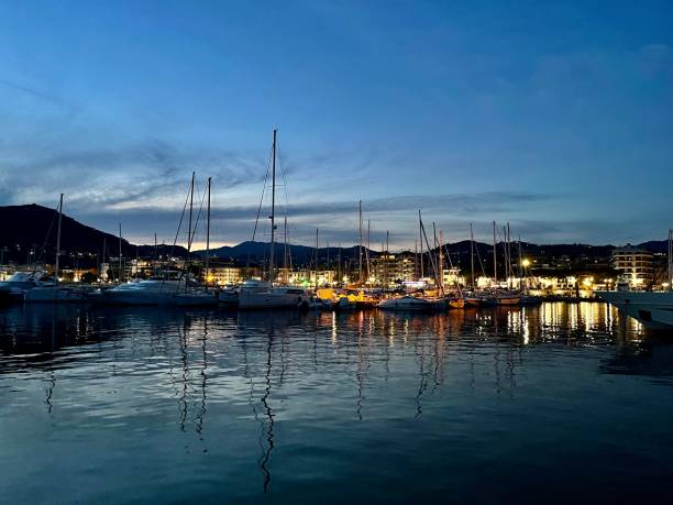 istock boats moored in the port 1558576304
