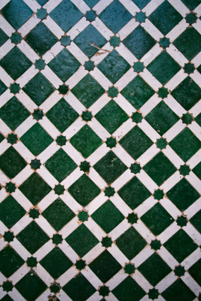 istock Close-up of a Moroccan mosaic with abstract forms 1558576461