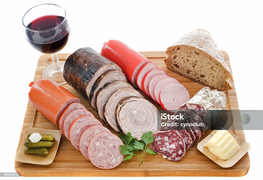 Arten von Würsten - Lizenzfrei Andouille Stock-Foto