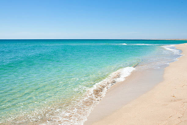 Beautiful coast and beaches stock photo