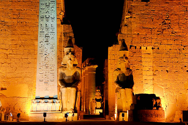 Temple of Luxor by night