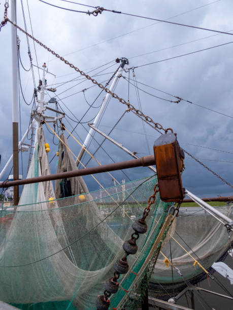 istock Fishing Boat in Dornumersiel, Lower Saxony, Germany 1558673907
