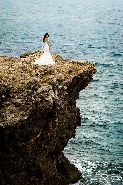 Beautiful bride stock photo