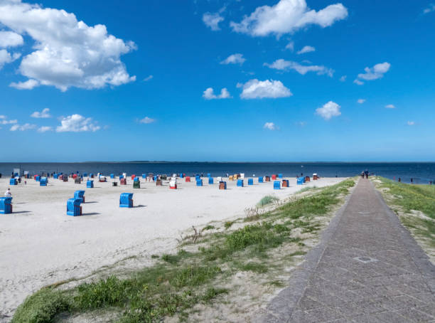 istock Beach in Dornumersiel, Lower Saxony, Germany 1558687259