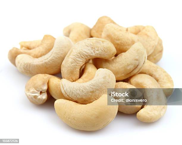 Dried Cashew Stock Photo - Download Image Now - Cashew, Close-up, Cut Out
