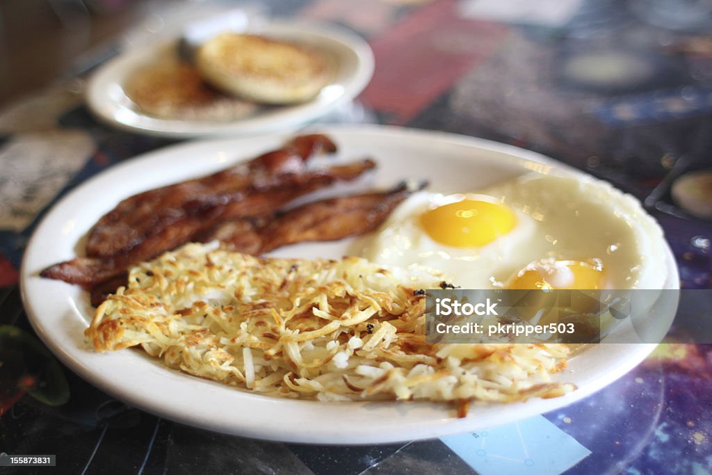 Prima colazione - Foto stock royalty-free di Crocchetta di patate e cipolle