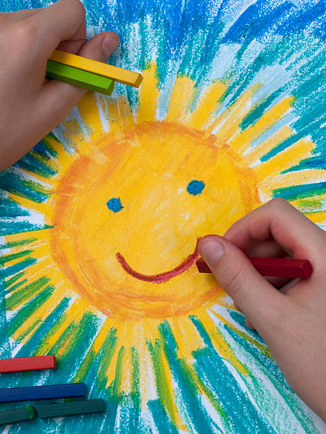 istock drawing of sun 155874453