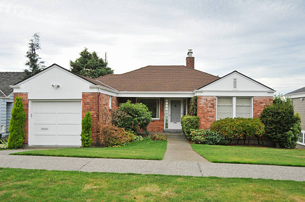 istock Family house with  nice landscaping 155874649