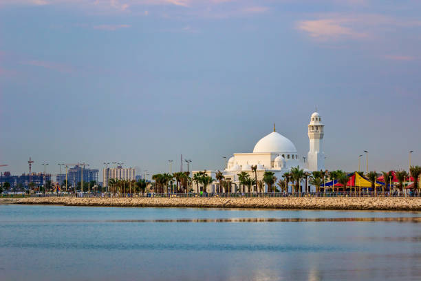 istock Beautiful Al Khobar Corniche Masjid Morning view -Saudi Arabia. 1558771938