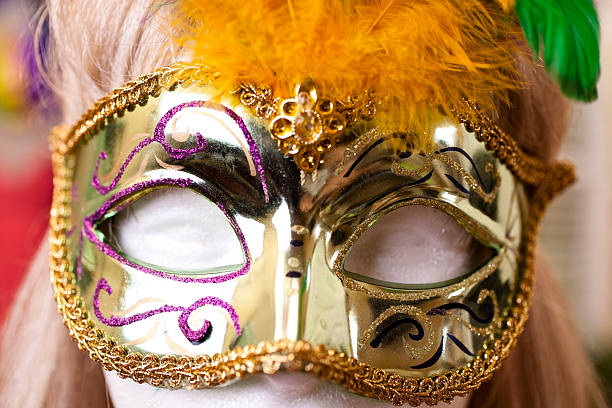 istock Close up of mannequin wearing mask. 155878678