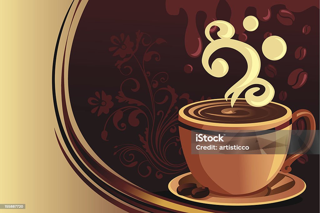 Kaffeebecher - Lizenzfrei Bildhintergrund Vektorgrafik
