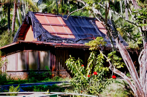 istock dilapidated bungalow at an abandoned resort 1558915189