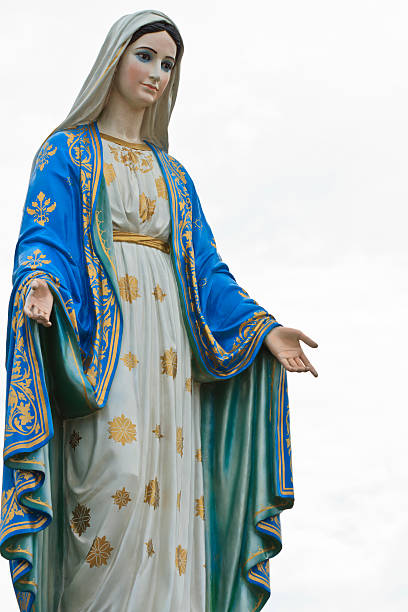istock Virgin mary statue in thailand 155897506
