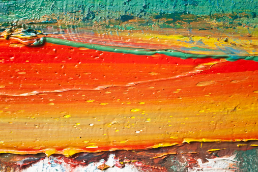 Abstract  red  and yelow painted background texture. 