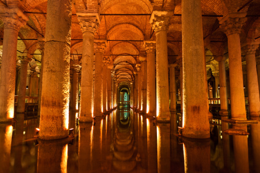 The Basilica Cistern Of Istanbul, Turkey