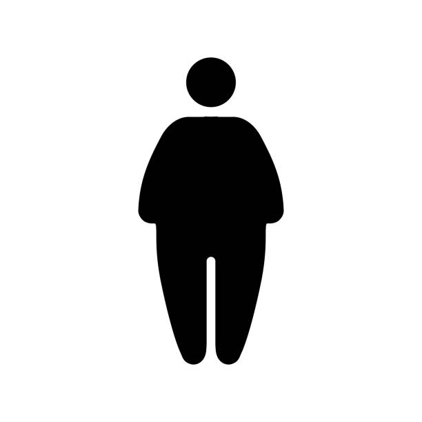 ISO 7001 AC 016: Priority facilities for obese people ISO 7001 AC 016: Priority facilities for obese people obesity stock illustrations