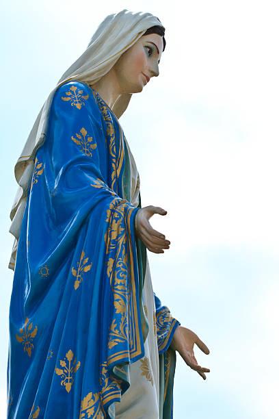 istock Virgin mary statue in thailand 155905657