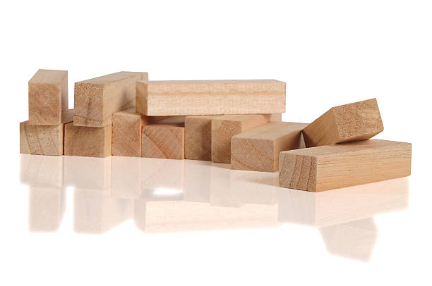 istock Wooden blocks. education concept. 155905808