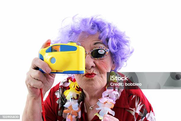 Apfelsorte Granny Whack Series Touristen Mit Spielzeug Kamera Stockfoto und mehr Bilder von Exzentrisch