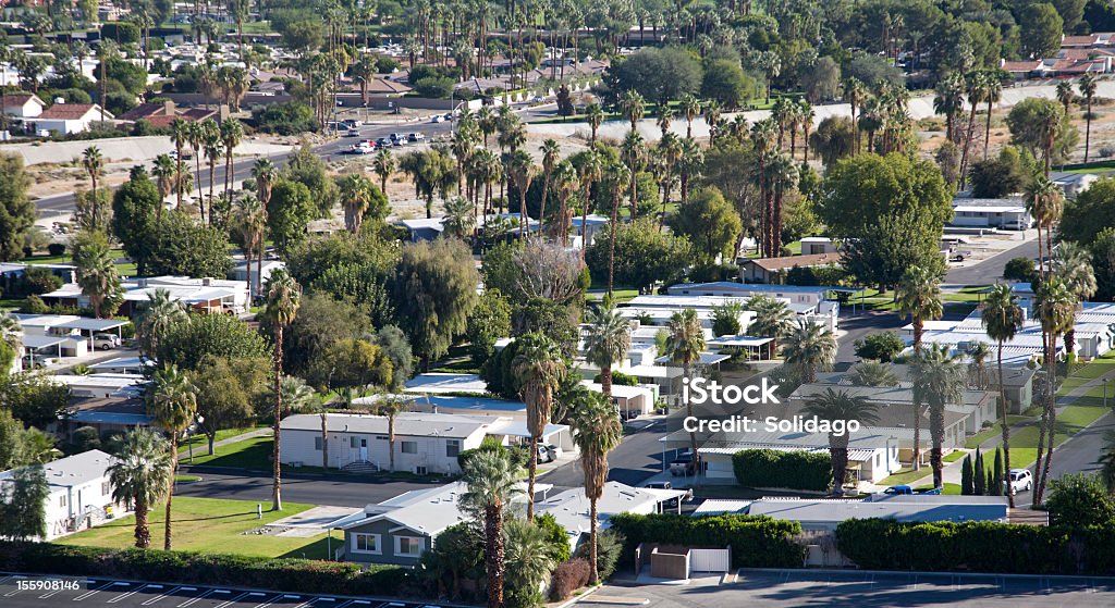 Caravana Park, en el desierto - Foto de stock de Parque de caravanas libre de derechos