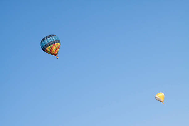 istock Hot Air Balloons On A Blue Sky 155908709