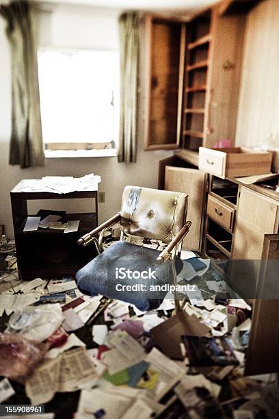 Empty Abandoned Room Stock Photo - Download Image Now - Abandoned, Architecture, Broken