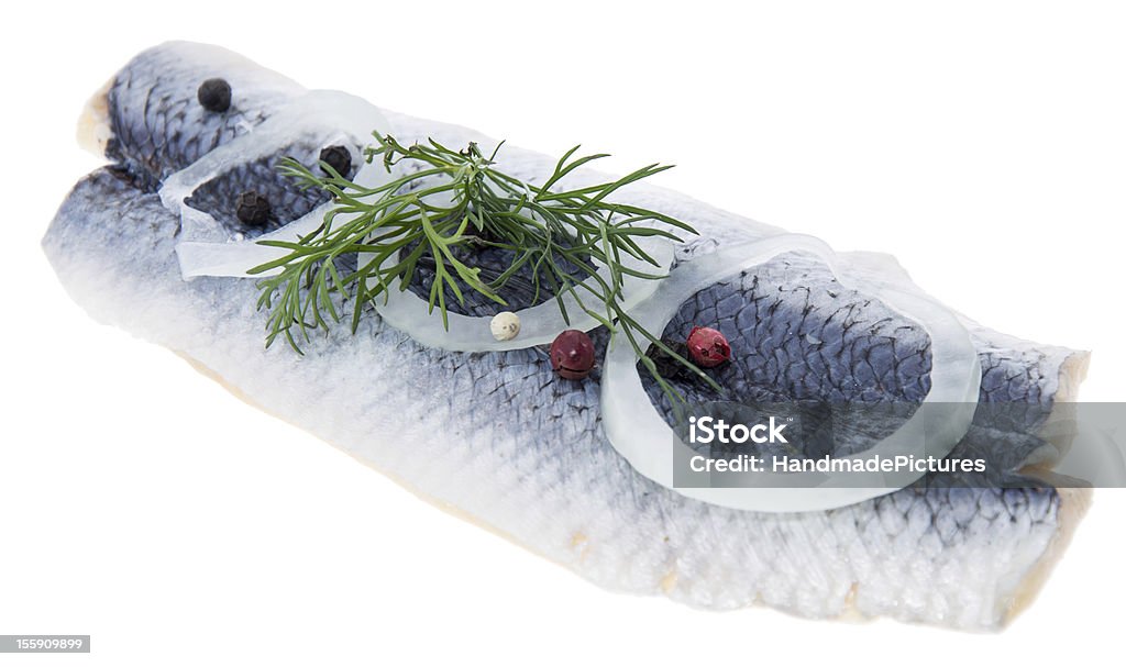 Filetto di pesce isolato su bianco - Foto stock royalty-free di Alimentazione sana