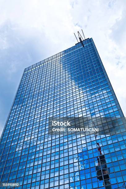 Big Blue Wolkenkratzer Stockfoto und mehr Bilder von Abstrakt - Abstrakt, Architektur, Außenaufnahme von Gebäuden