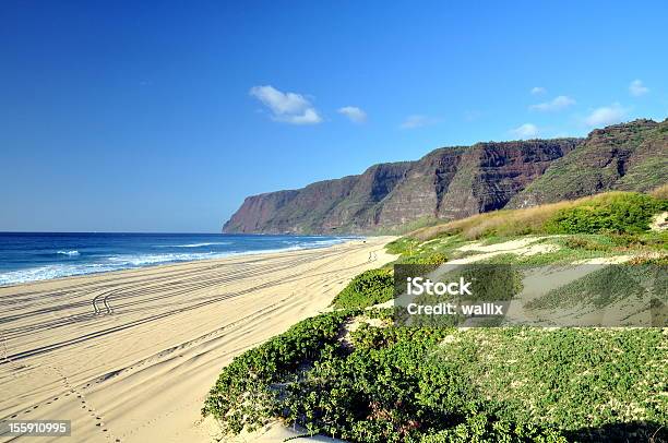 Polihale Beachkauai Hawaii Stockfoto und mehr Bilder von Berg - Berg, Blau, Fotografie