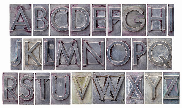 istock alphabet in grunge metal type 155911786
