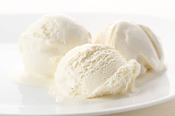 istock Three scoops of vanilla ice cream 155912351
