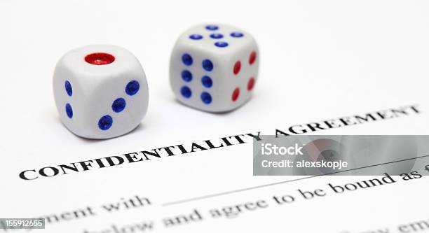 Confidential Agreement Stock Photo - Download Image Now - Form - Document, Agreement, Application Form